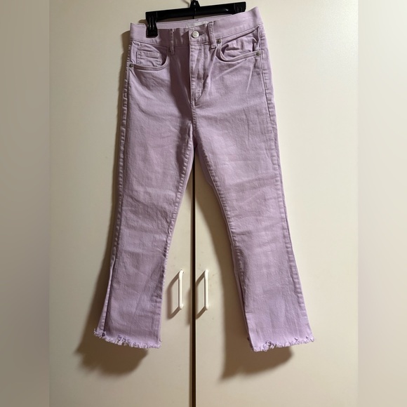 LOFT Denim - LOFT Lilac Cropped Jeans with Frayed Hem size 26/2